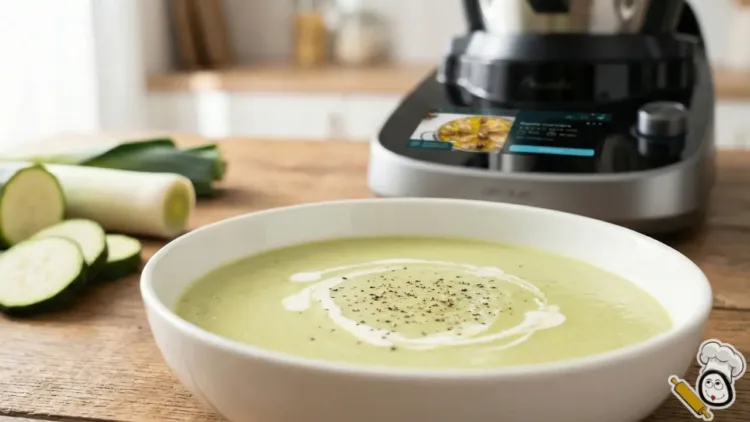 receta vichyssoise de calabacin mambo cecotec