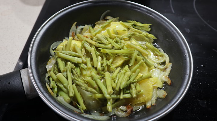 recetas de tortilla de esparragos trigueros