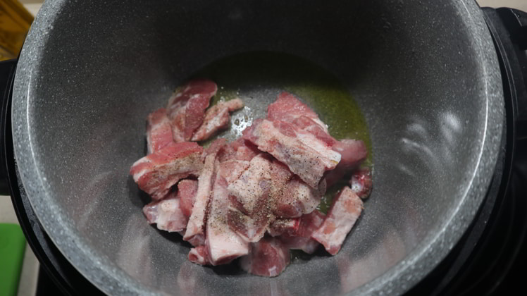 rehogando costillas olla gm