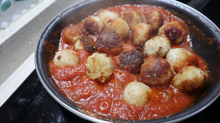 rehogar-las-albondigas-con-la-salsa rehogar las albondigas con la salsa