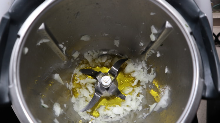 sofrito aceite beicon thermomix tagliatelle