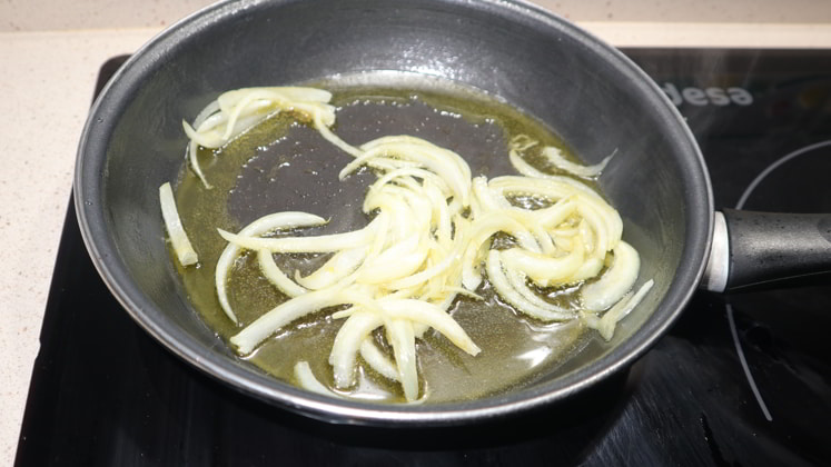 sofrito cebolla receta noqui champinones