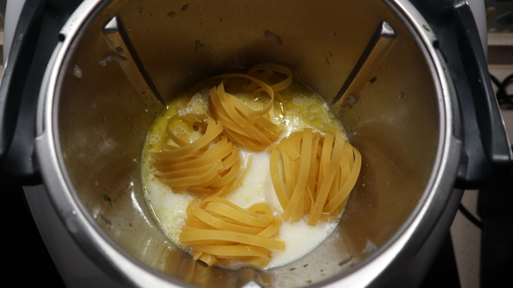 tagliatelle carbonara cocinando thermomix
