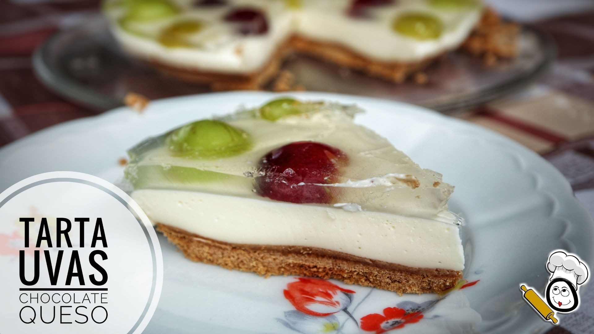 Como hacer la receta de la tarta de uvas y queso en Thermomix