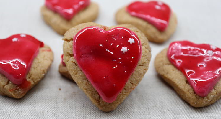 Como hacer con Thermomix galletas de mantequilla para San Valentín