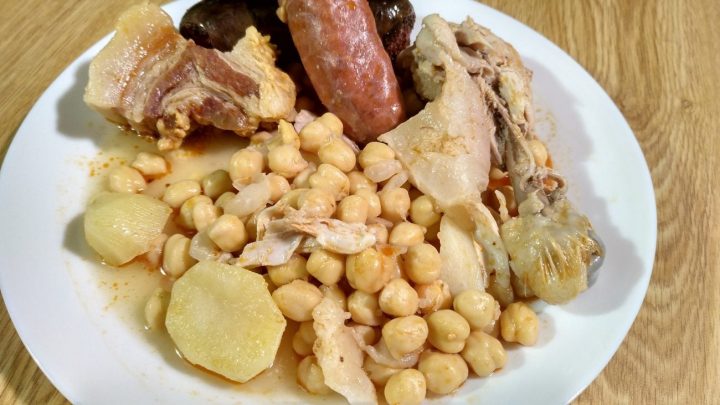 Receta de cocido fácil terminado
