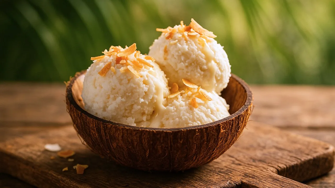 thermomix receta helado coco