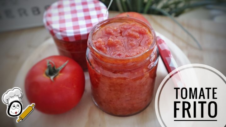 Receta de salsa de tomate frito con Thermomix