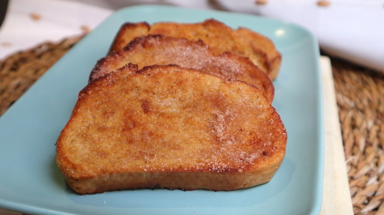torrijas listas sin aceite freidora aire