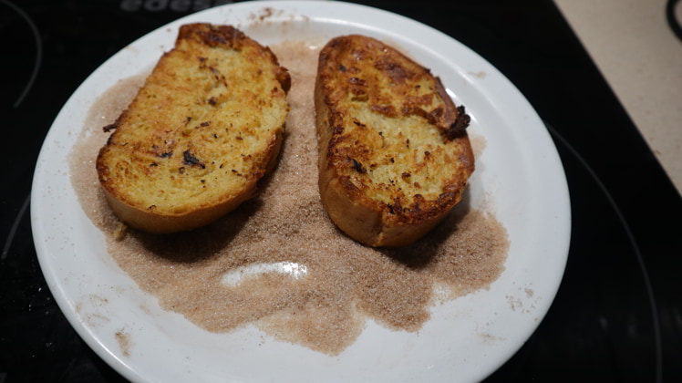 torrijas rebozadas azucar canela receta sana