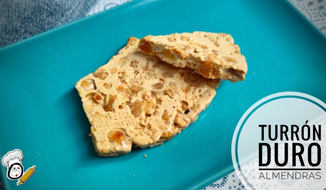 Como hacer la receta casera de Turrón duro de Alicante en Thermomix
